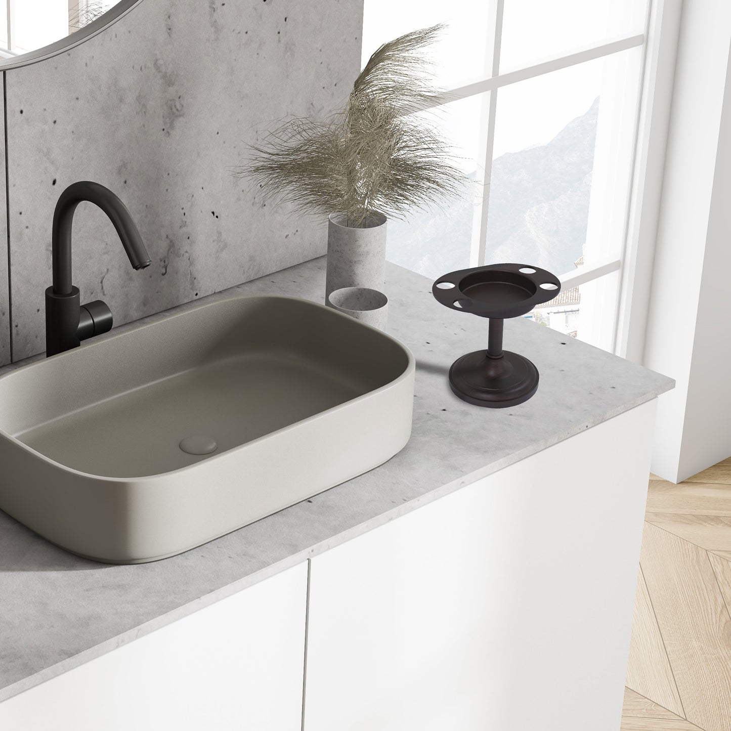 Allied Brass S-55-VB Venetian Bronze Vanity Top Accessories