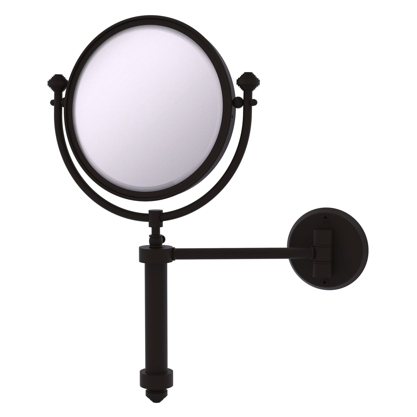 Allied Brass SB-4/2X-ORB Southbeach 8" Oil Rubbed Bronze Make-Up Mirrors