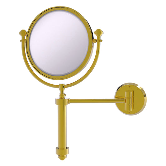 Allied Brass SB-4/2X-PB Southbeach 8" Polished Brass Make-Up Mirrors