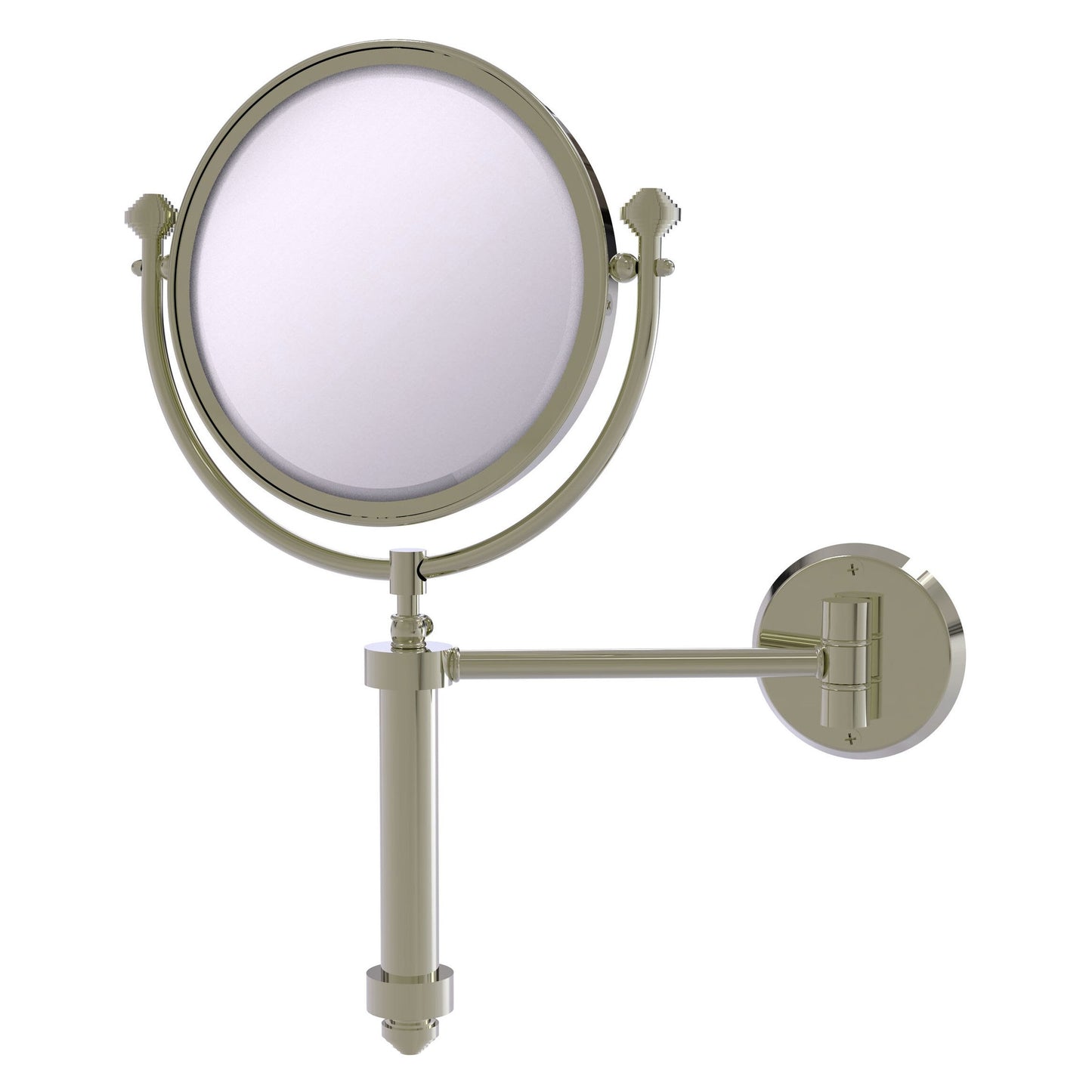 Allied Brass SB-4/2X-PNI Southbeach 8" Polished Nickel Make-Up Mirrors