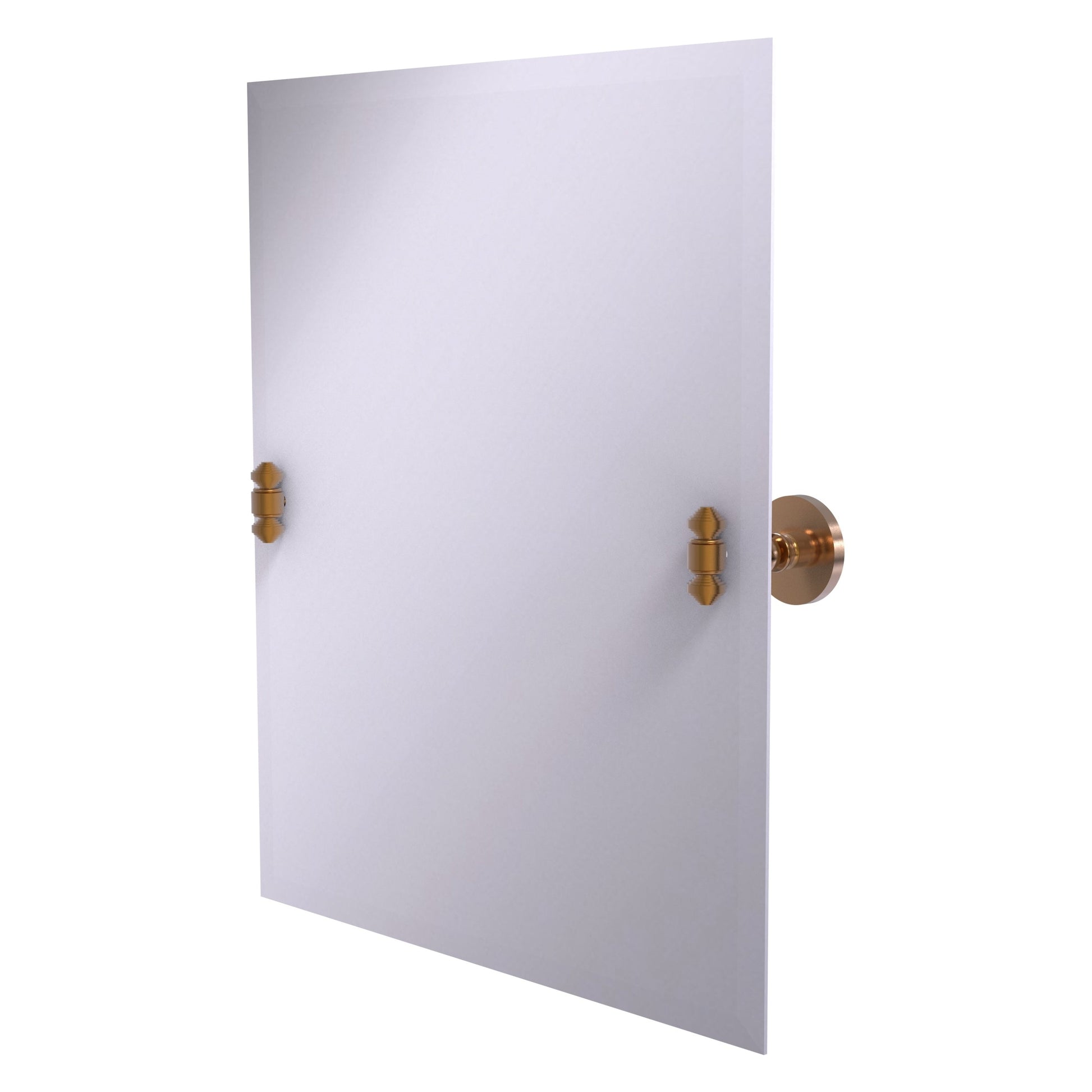 Allied Brass SB-92-BBR Southbeach Brushed Bronze Rectangular Frameless Wall Tilt Mirror