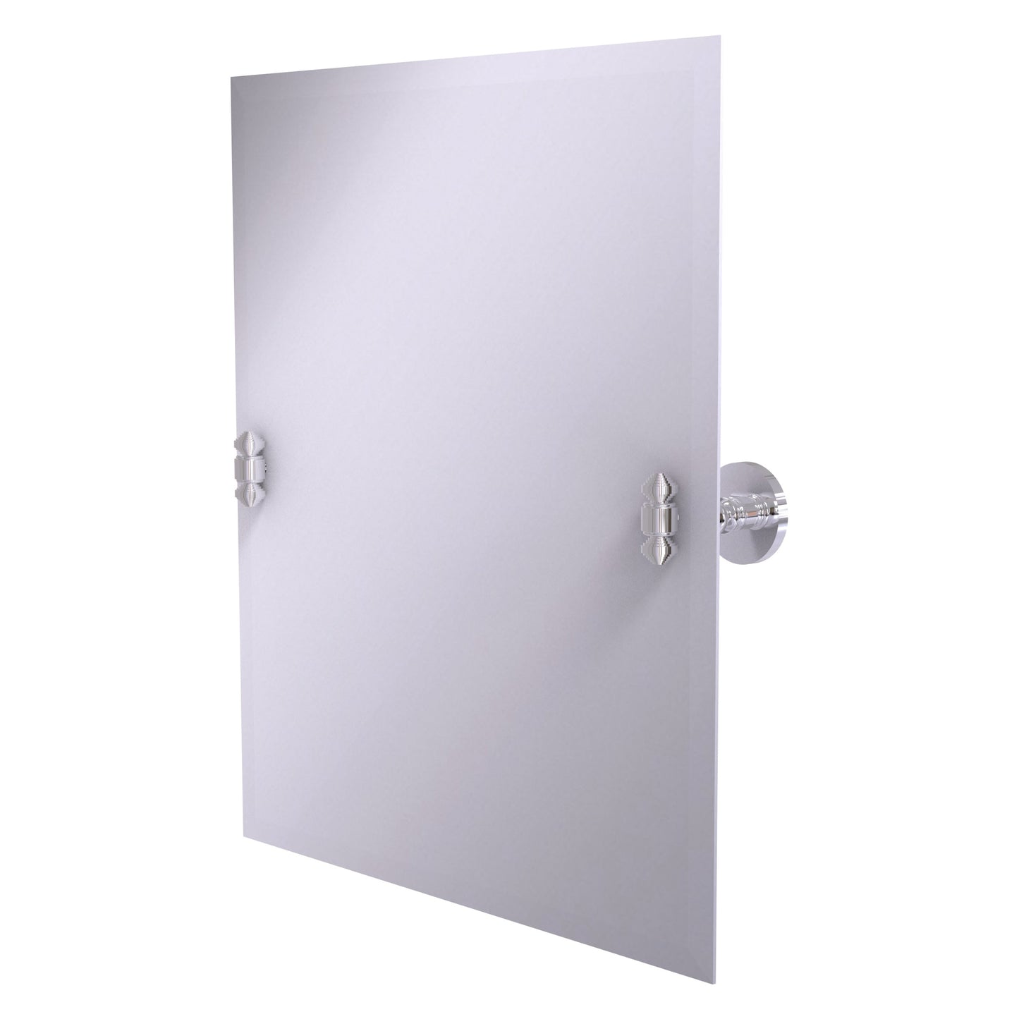 Allied Brass SB-92-PC Southbeach Polished Chrome Rectangular Frameless Wall Tilt Mirror