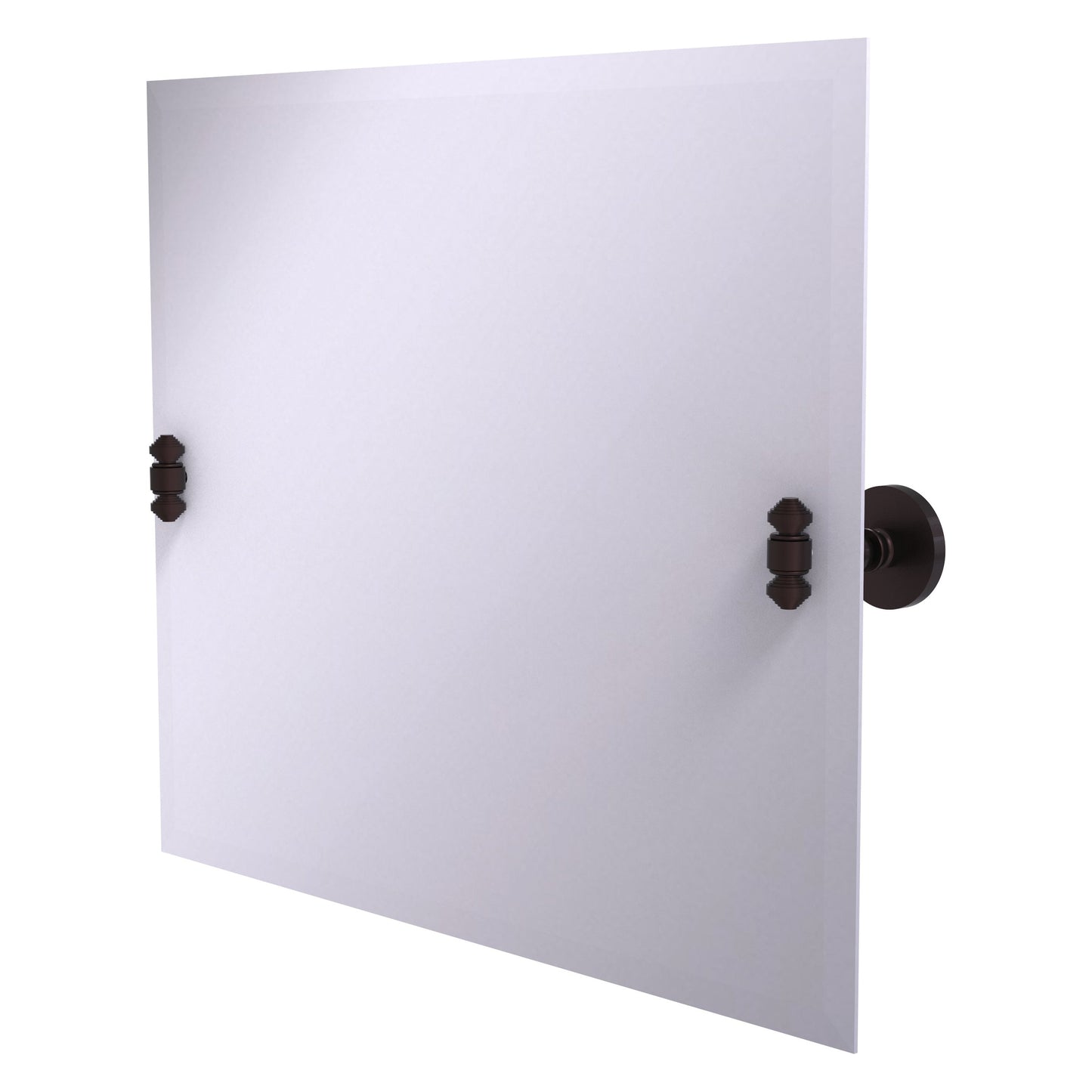 Allied Brass SB-93-ABZ Southbeach Antique Bronze Landscape Rectangular Frameless Wall Tilt Mirror