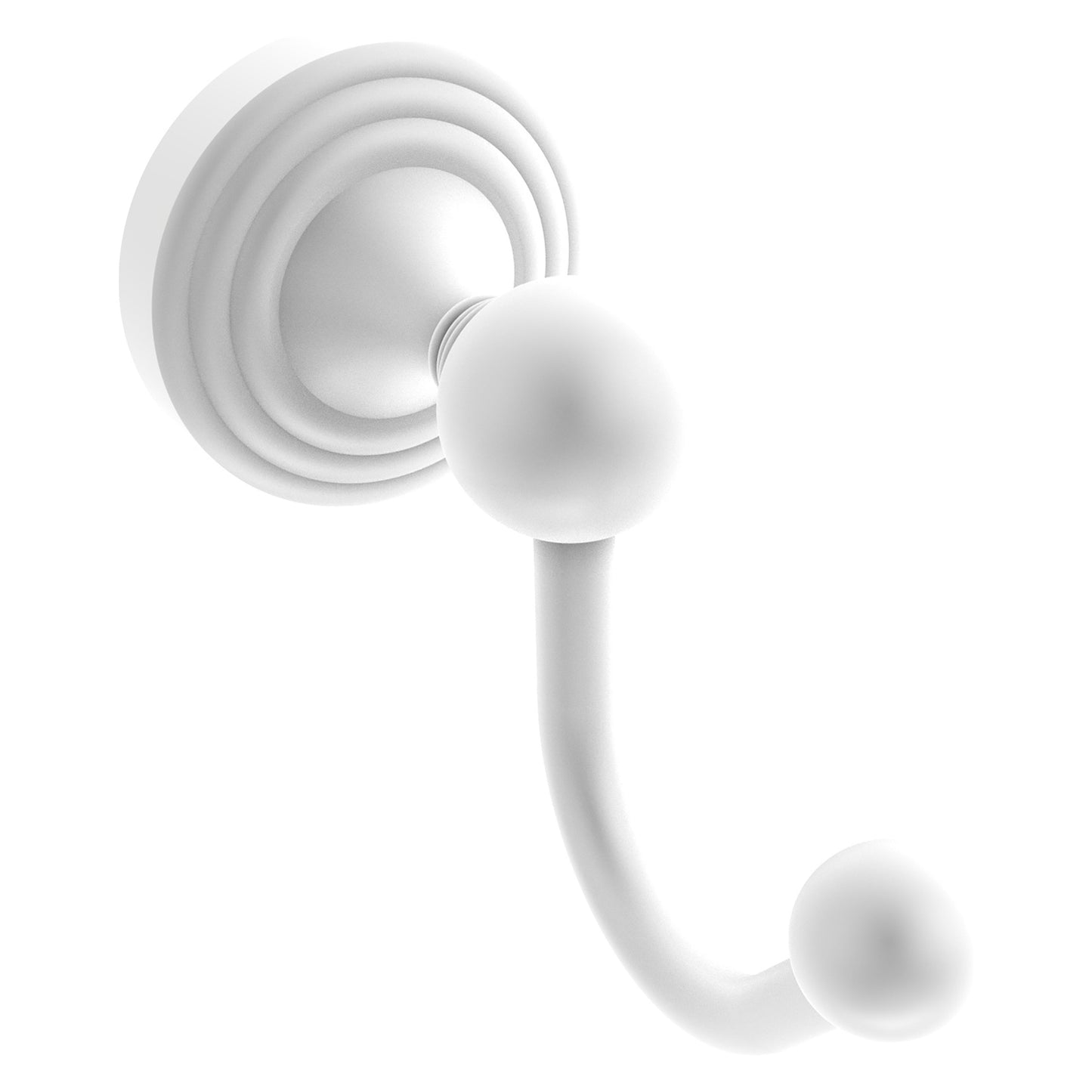 Allied Brass SG-20-WHM Sag Harbor Matte White Robe Hooks