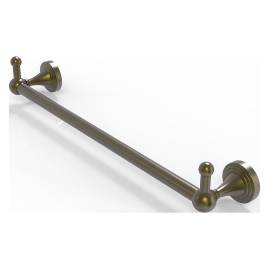 Allied Brass SG-41-30-PEG-ABR Sag Harbor 30" Antique Brass Towel Bar With Integrated Hooks