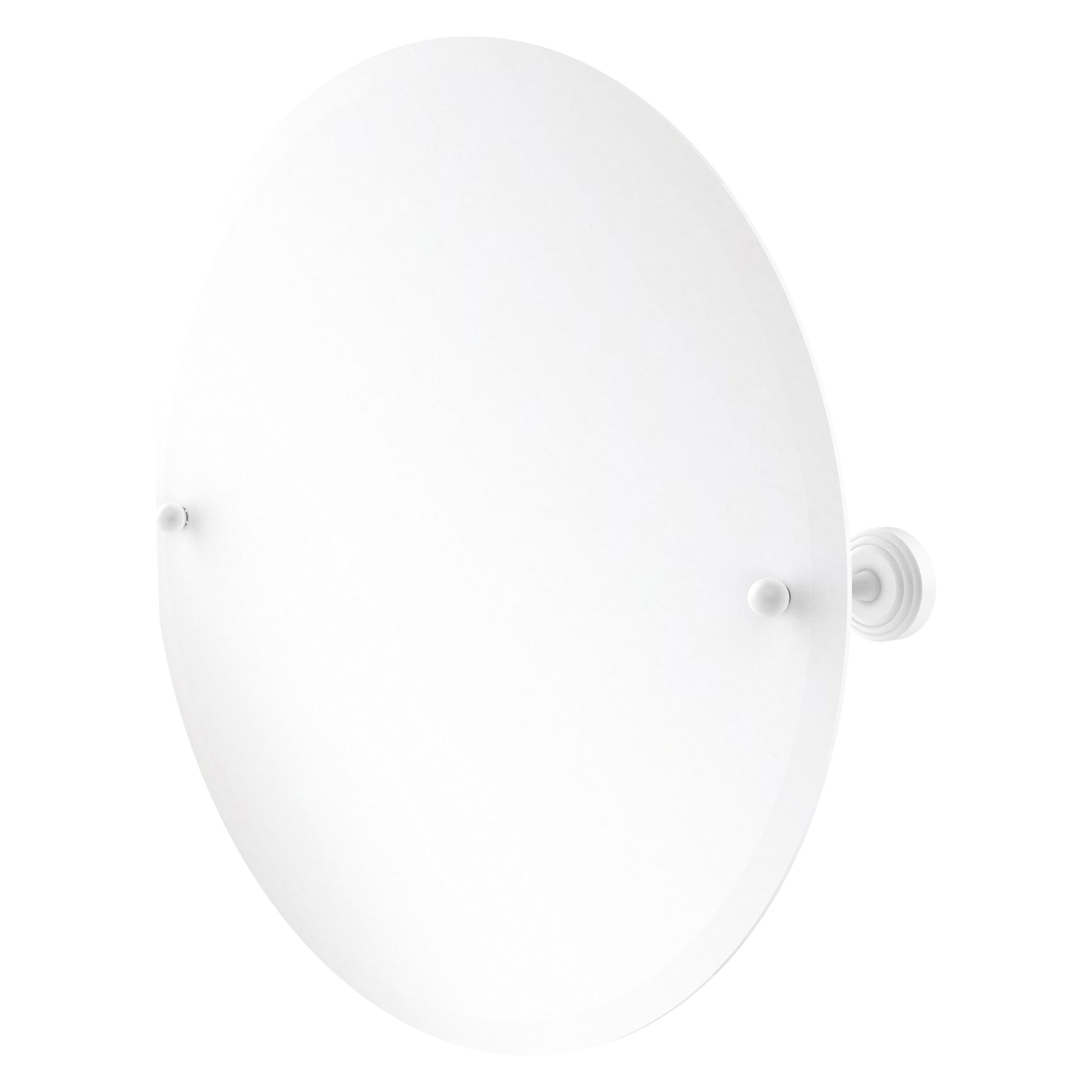 Allied Brass SG-90-WHM Sag Harbor Matte White Wall Mirror