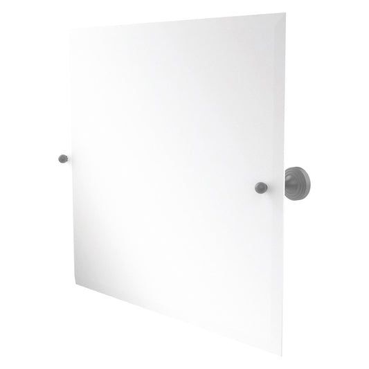 Allied Brass SG-92-GYM Sag Harbor Matte Gray Rectangular Frameless Wall Tilt Mirror With Beveled Edge