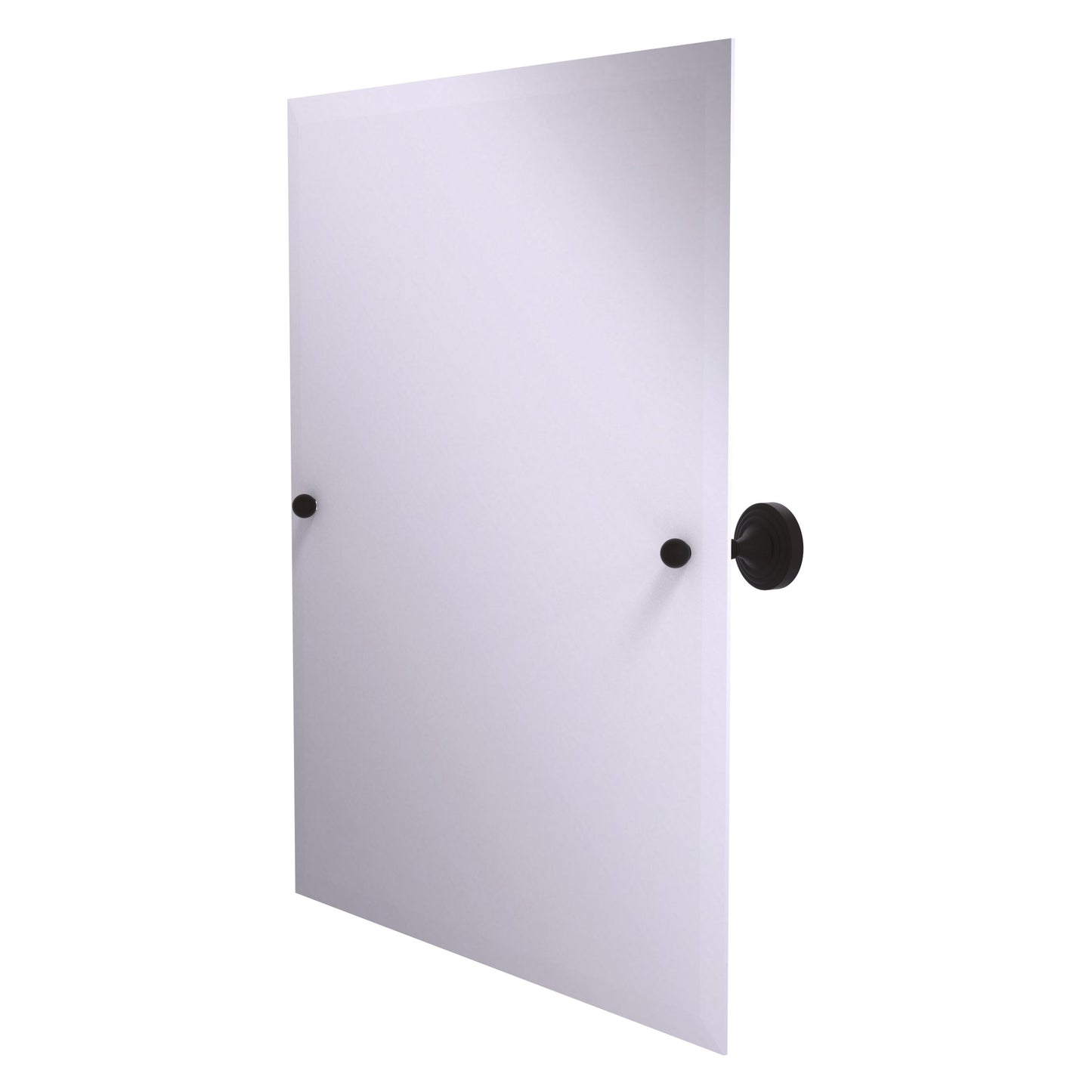 Allied Brass SG-92-ORB Sag Harbor Oil Rubbed Bronze Rectangular Frameless Wall Tilt Mirror