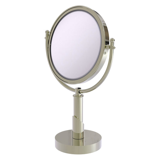 Allied Brass SH-4/3X-PNI Soho 8" Polished Nickel Vanity Top Make-Up Mirror