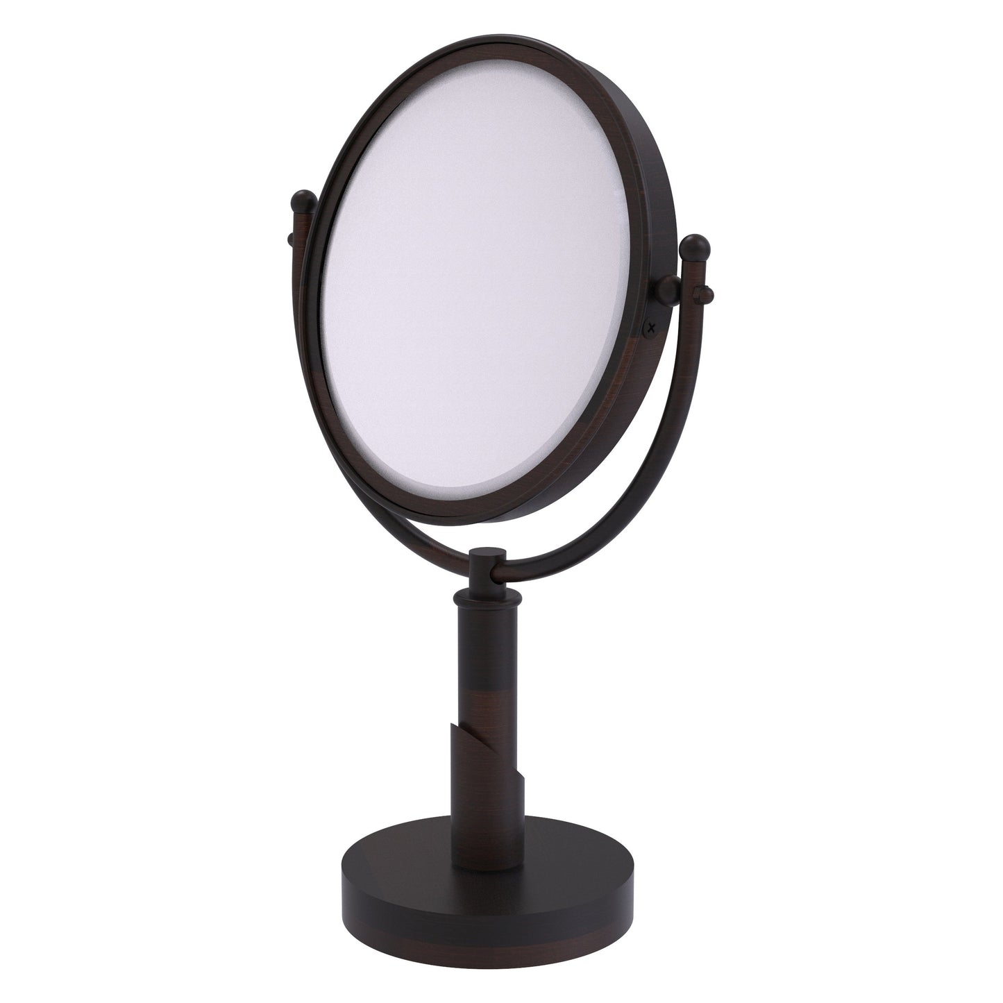Allied Brass SH-4/3X-VB Soho 8" Venetian Bronze Vanity Top Make-Up Mirror With 3X Magnification