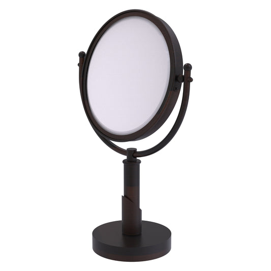 Allied Brass SH-4/4X-VB Soho 8" Venetian Bronze Vanity Top Make-Up Mirror With 4X Magnification