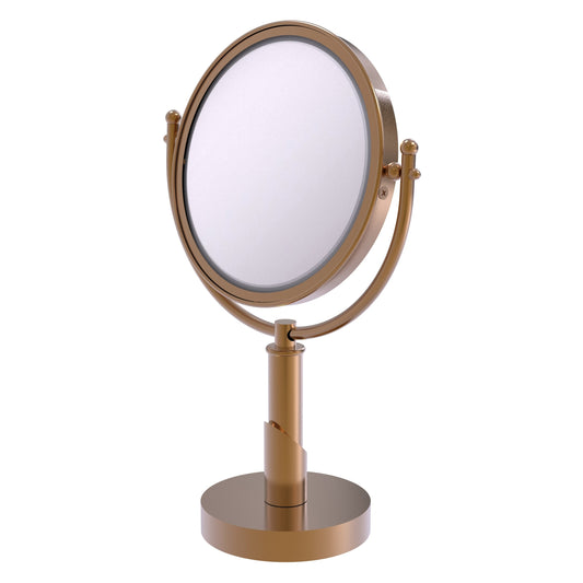 Allied Brass SH-4/5X-BBR Soho 8" Brushed Bronze Vanity Top Make-Up Mirror With 5X Magnification