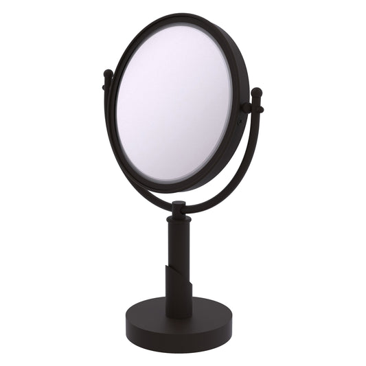 Allied Brass SH-4/5X-ORB Soho 8" Oil Rubbed Bronze Vanity Top Make-Up Mirror With 5X Magnification