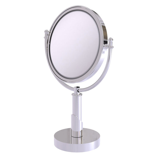Allied Brass SH-4/5X-PC Soho 8" Polished Chrome Vanity Top Make-Up Mirror With 5X Magnification