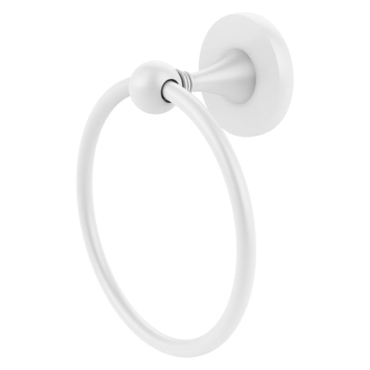 Allied Brass SL-16-WHM Shadwell Matte White Towel Ring