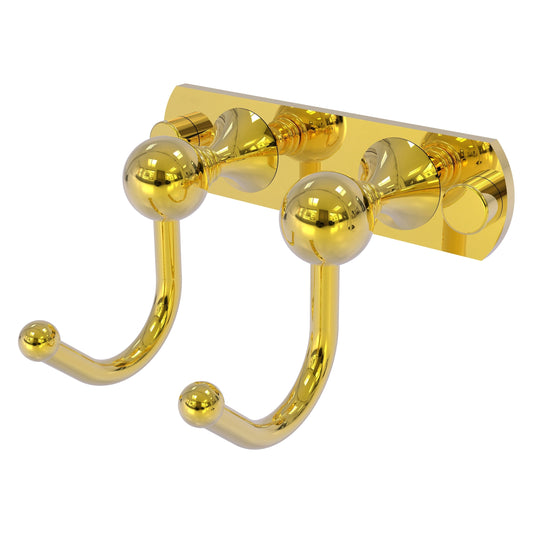 Allied Brass SL-20-2-PB Shadwell Polished Brass Multi Hooks