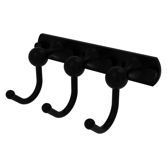 Allied Brass SL-20-3-BKM Shadwell 3-Position Matte Black Multi Hook