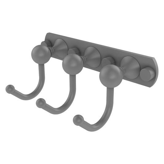 Allied Brass SL-20-3-GYM Shadwell 3-Position Matte Gray Multi Hook