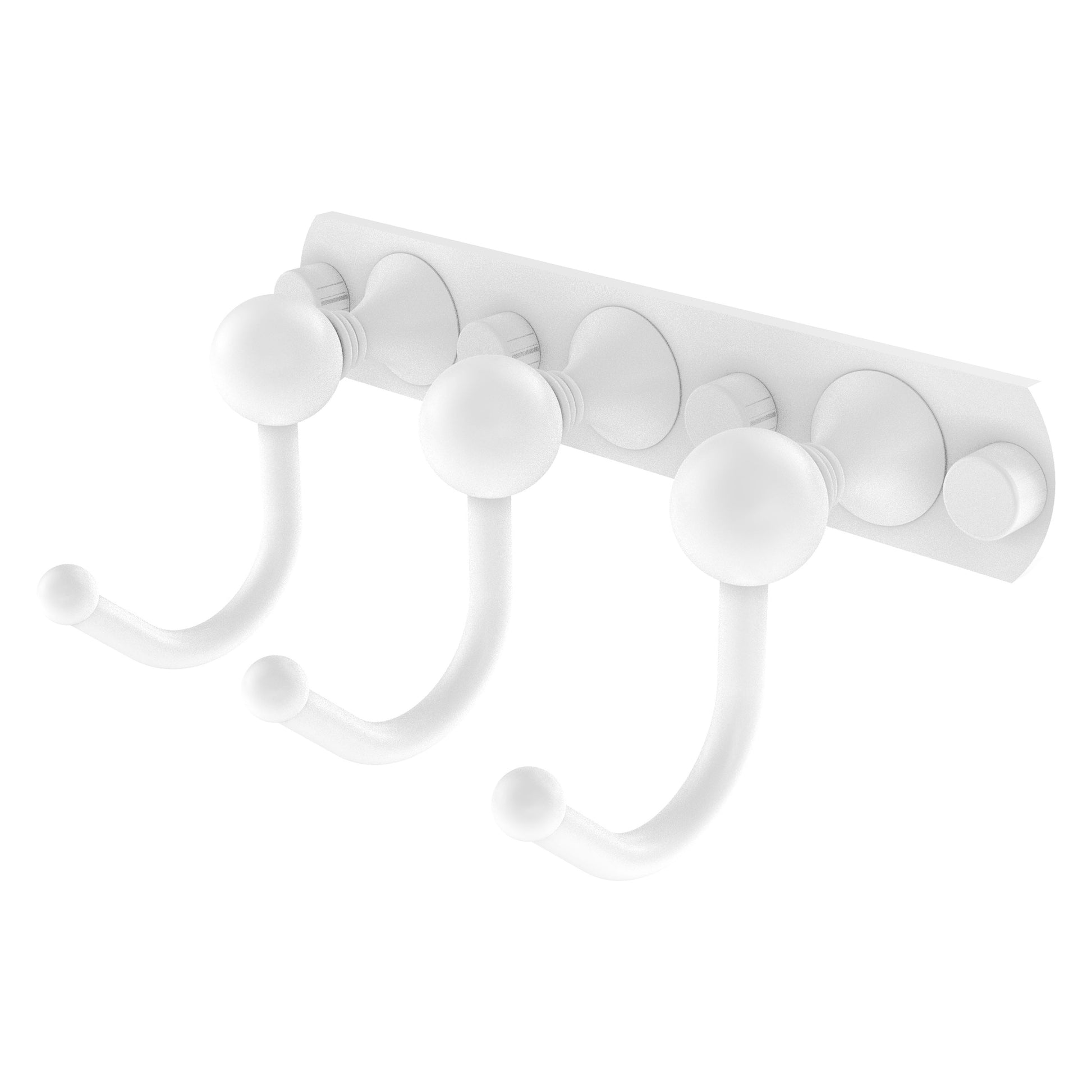 Allied Brass SL-20-3-WHM Shadwell 3-Position Matte White Multi Hook