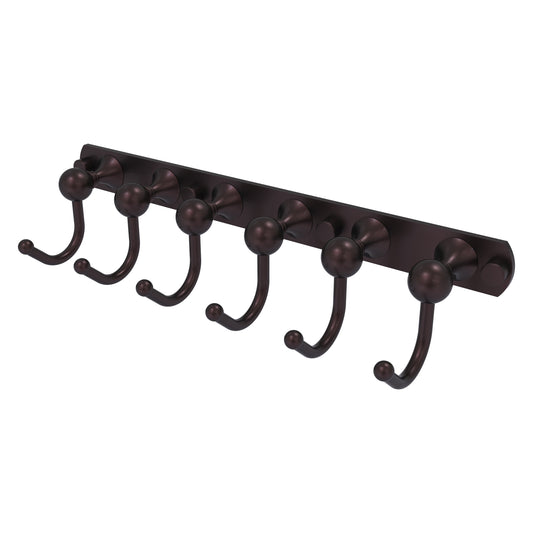 Allied Brass SL-20-6-ABZ Shadwell 6-Position Antique Bronze Tie and Belt Rack