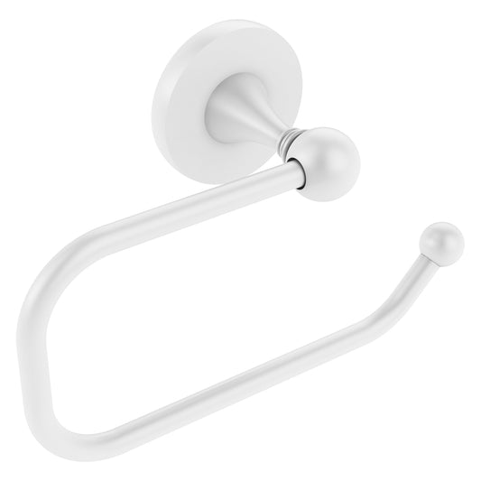 Allied Brass SL-24E-WHM Shadwell Matte White Toilet Tissue Holder
