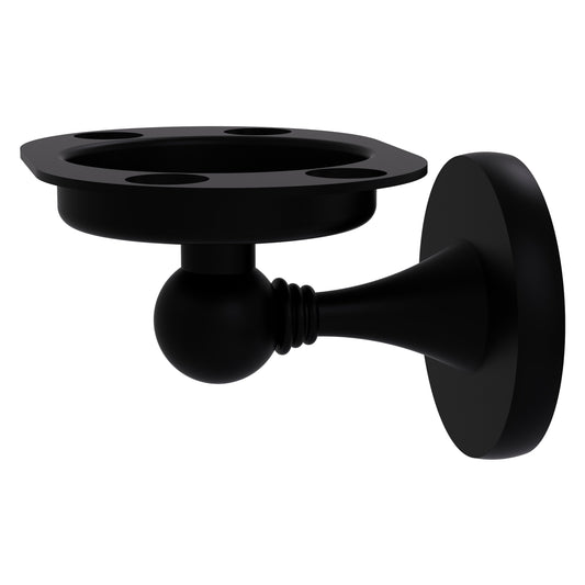 Allied Brass SL-26-BKM Shadwell Matte Black Tumbler Toothbrush Holder