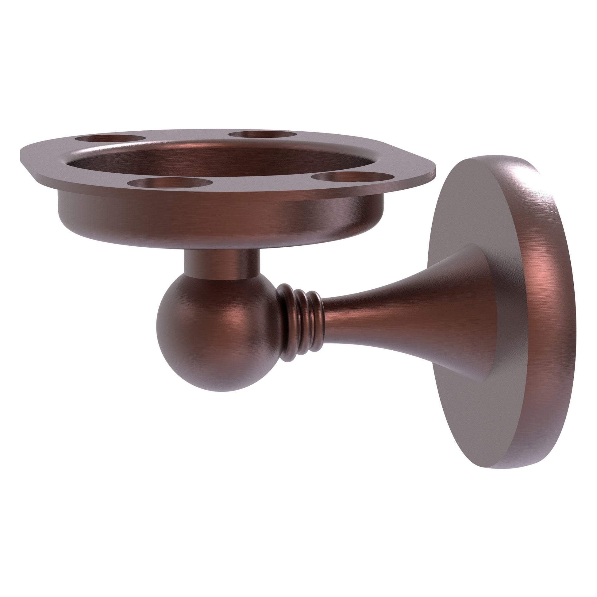 Allied Brass SL-26-CA Shadwell Antique Copper Tumbler Toothbrush Holder