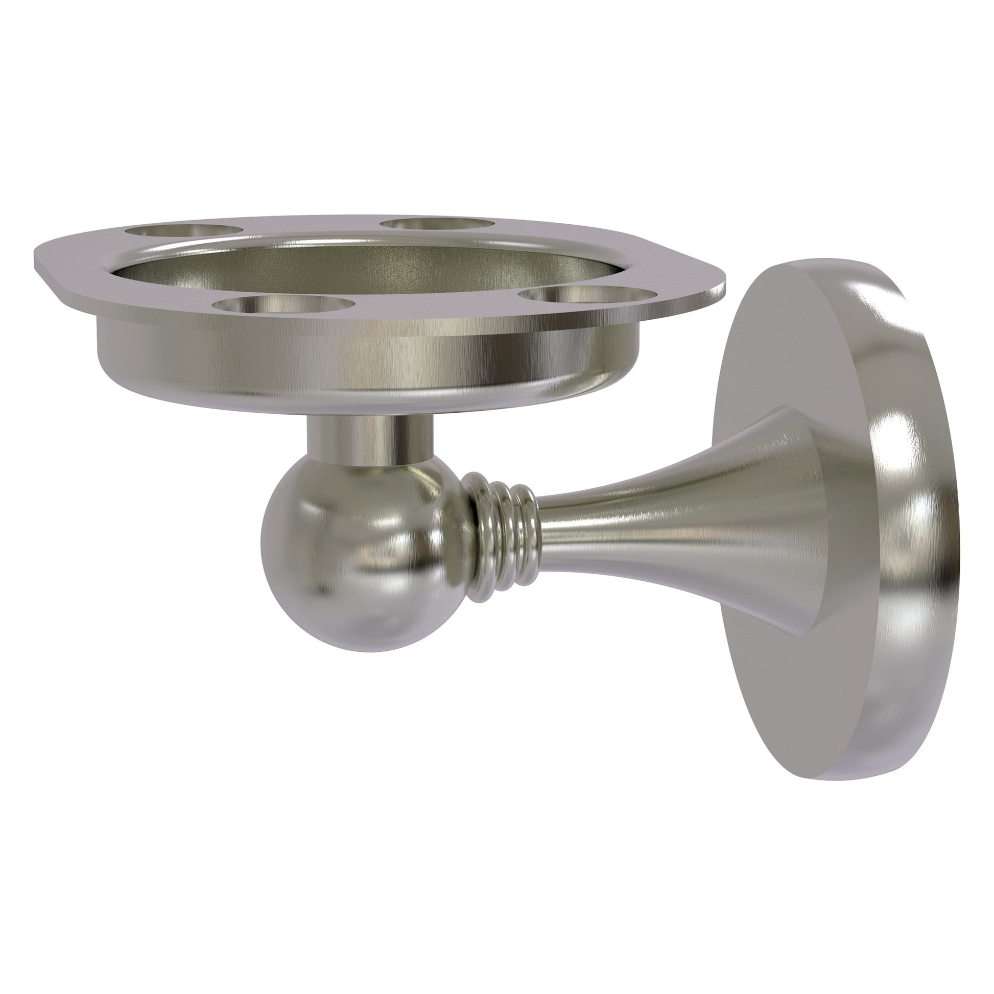 Allied Brass SL-26-SN Shadwell Satin Nickel Tumbler Toothbrush Holder