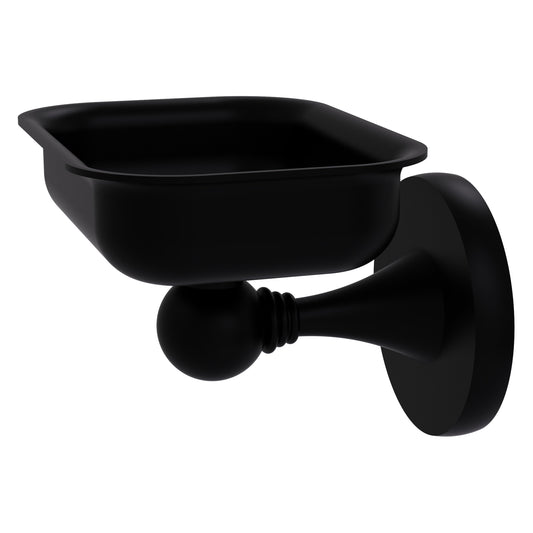 Allied Brass SL-32-BKM Shadwell Matte Black Wall Mounted Soap Dish