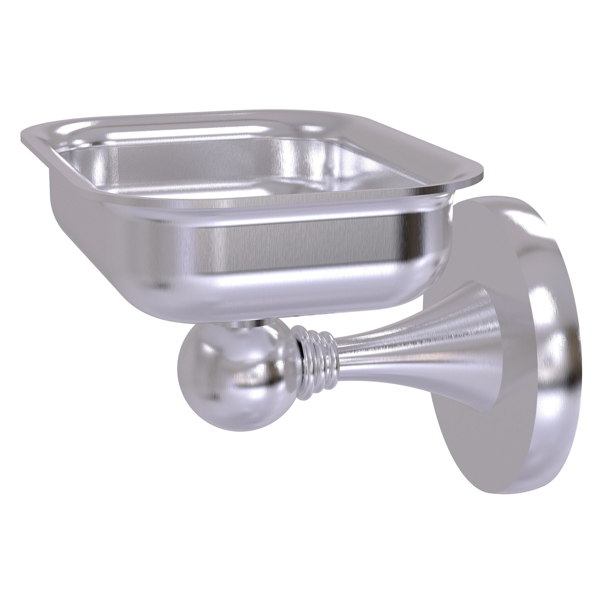 Allied Brass SL-32-SCH Shadwell Satin Chrome Wall Mounted Soap Dish