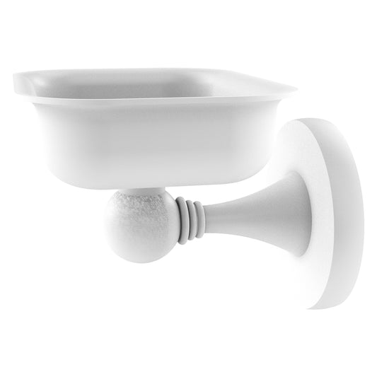 Allied Brass SL-32-WHM Shadwell Matte White Wall Mounted Soap Dish