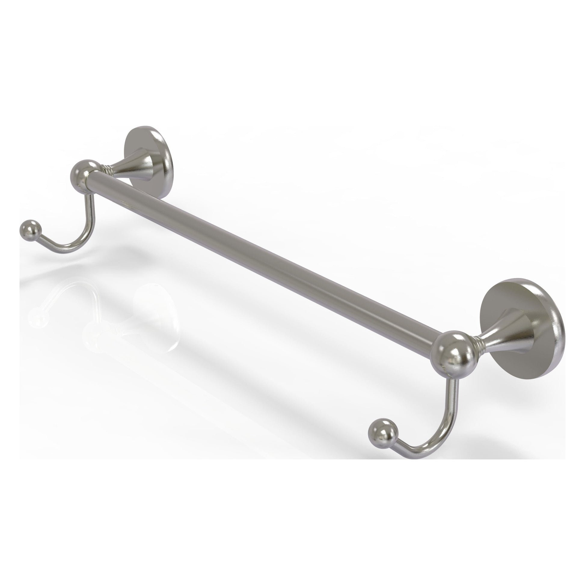 Allied Brass SL-41-18-HK-SN Shadwell 18" Satin Nickel Towel Bar