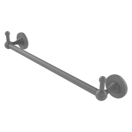 Allied Brass SL-41-18-PEG-GYM Shadwell 18" Matte Gray Towel Bar
