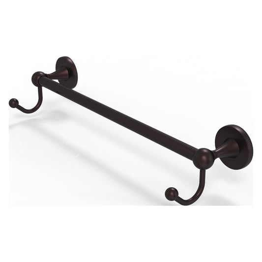 Allied Brass SL-41-24-HK-ABZ Shadwell 24" Antique Bronze Towel Bar