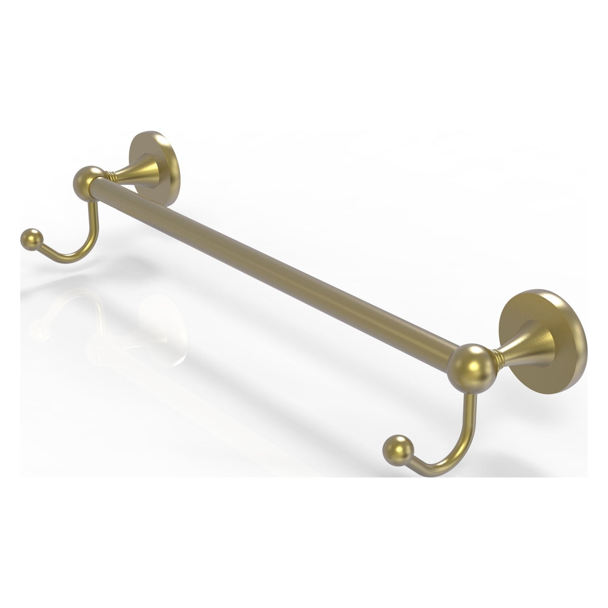 Allied Brass SL-41-24-HK-SBR Shadwell 24" Satin Brass Towel Bar