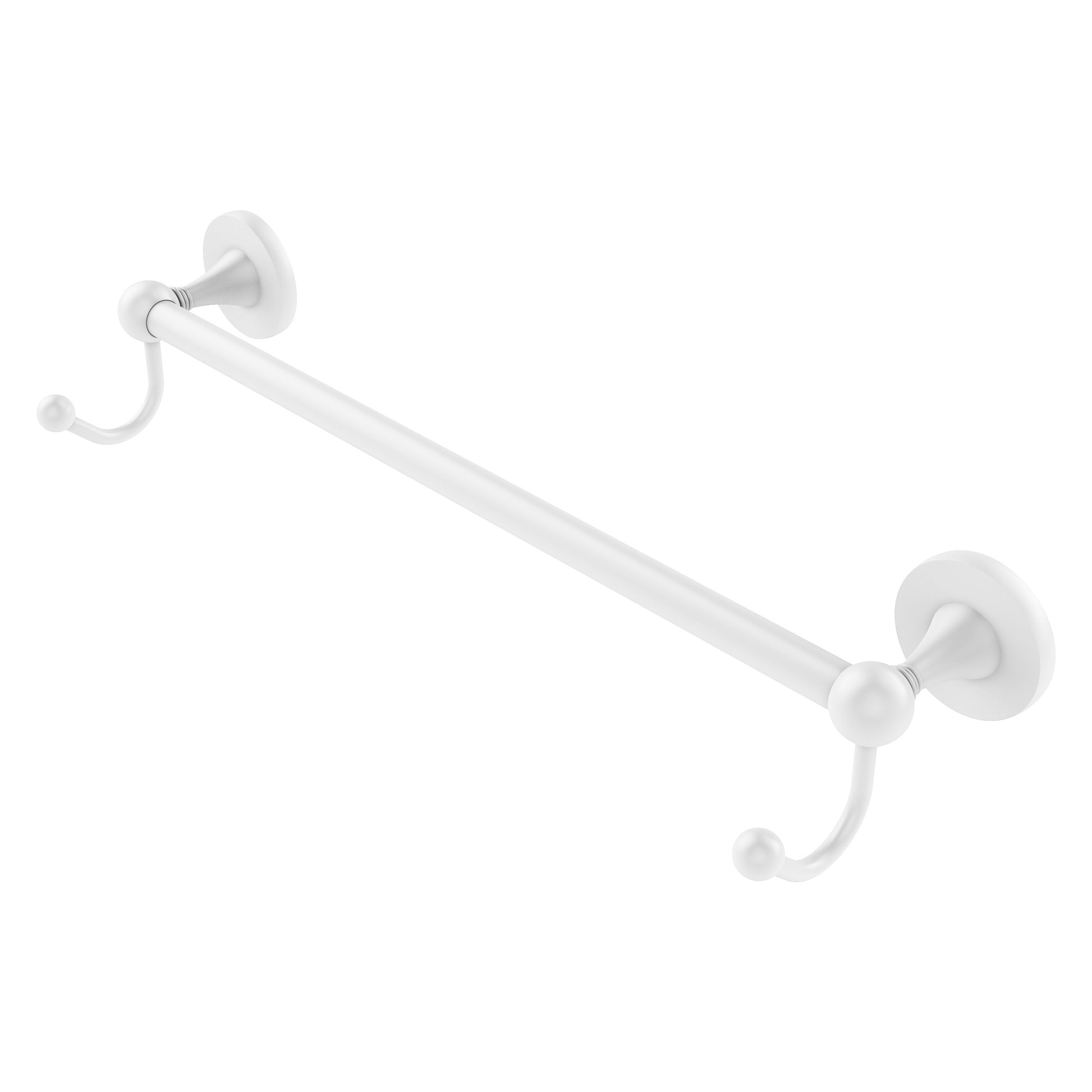 Allied Brass SL-41-30-HK-WHM Shadwell 30" Matte White Towel Bar