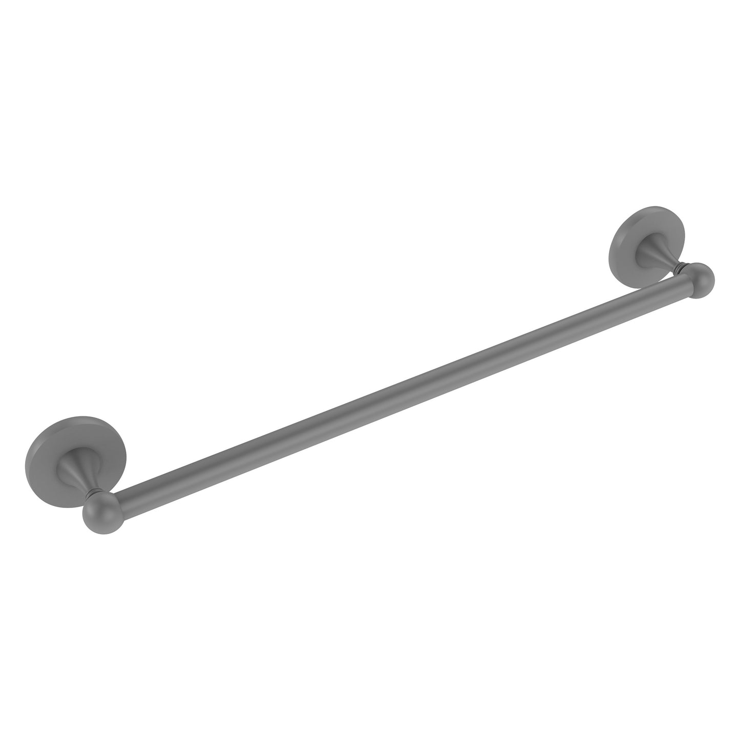 Allied Brass SL-41-36-GYM Shadwell 36" Matte Gray Towel Bar