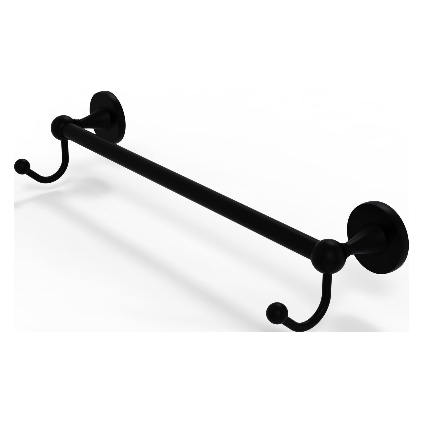 Allied Brass SL-41-36-HK-BKM Shadwell 36" Matte Black Towel Bar