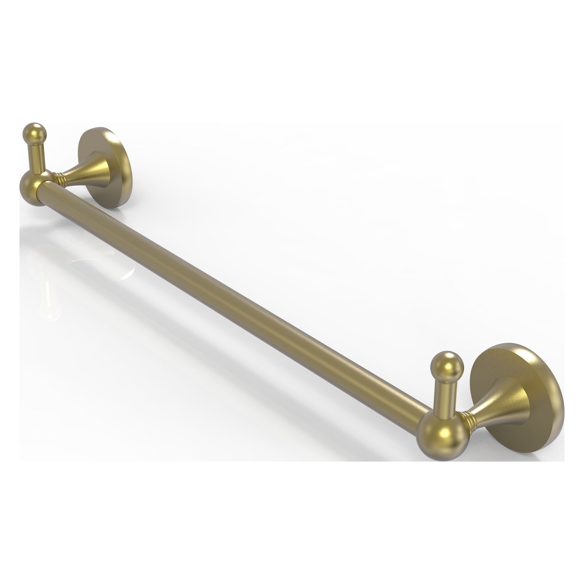 Allied Brass SL-41-36-PEG-SBR Shadwell 36" Satin Brass Towel Bar