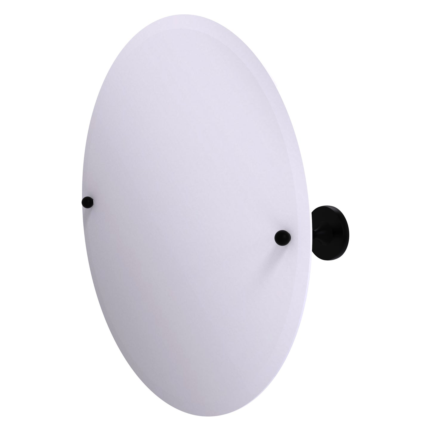 Allied Brass SL-90-BKM Shadwell Matte Black Wall Mirror