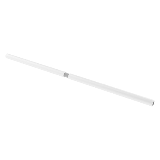 Allied Brass SR-60-WHM 60" Matte White Shower Curtain Brackets and Rods