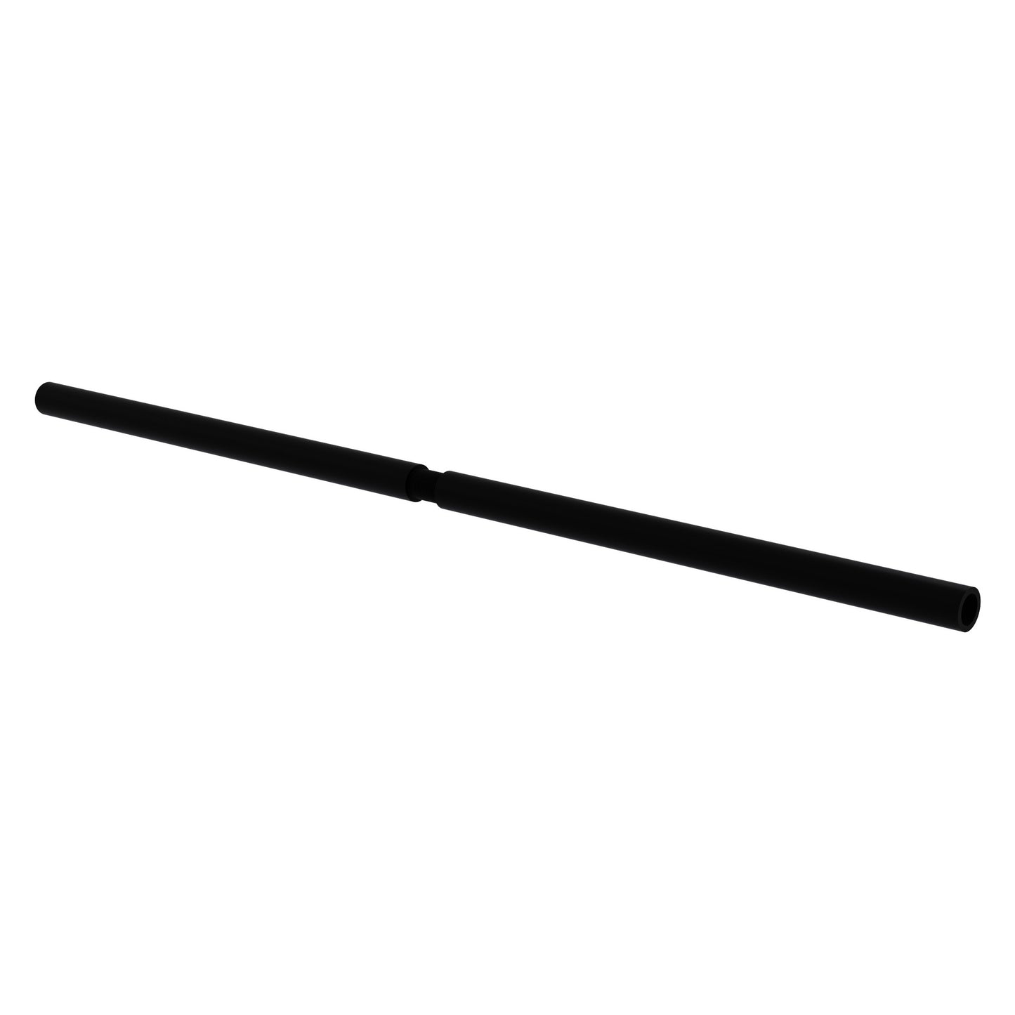 Allied Brass SR-72-BKM 72" Matte Black Shower Curtain Brackets and Rods