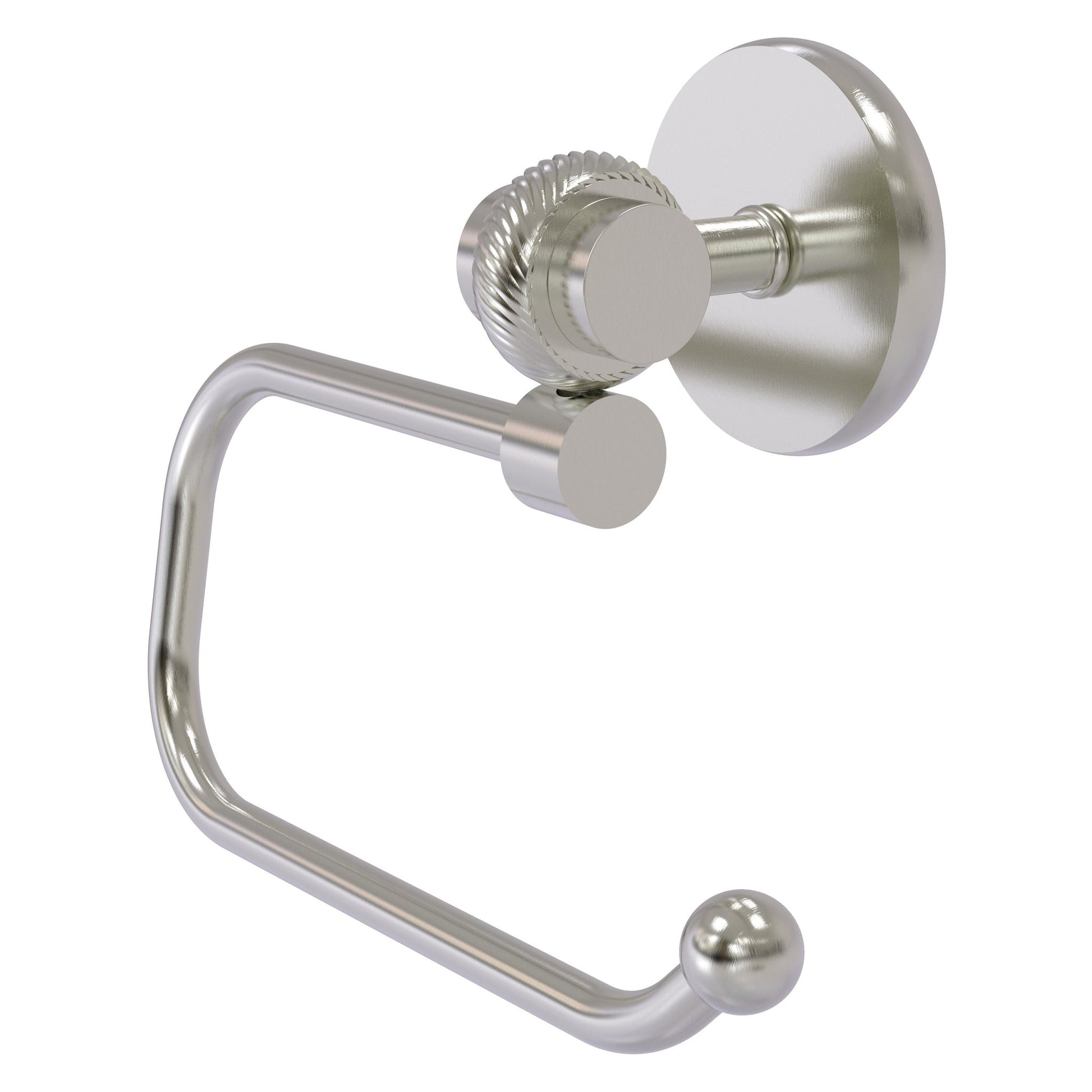 Carolina Crystal Collection Free Standing Euro Style Toilet Paper Holder - Satin Nickel - Allied Brass