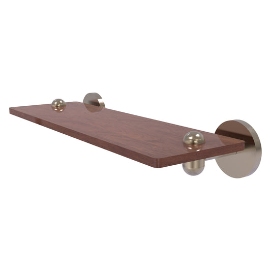 Allied Brass TA-1-16-IRW-PEW Tango 16" Antique Pewter Ironwood Shelf