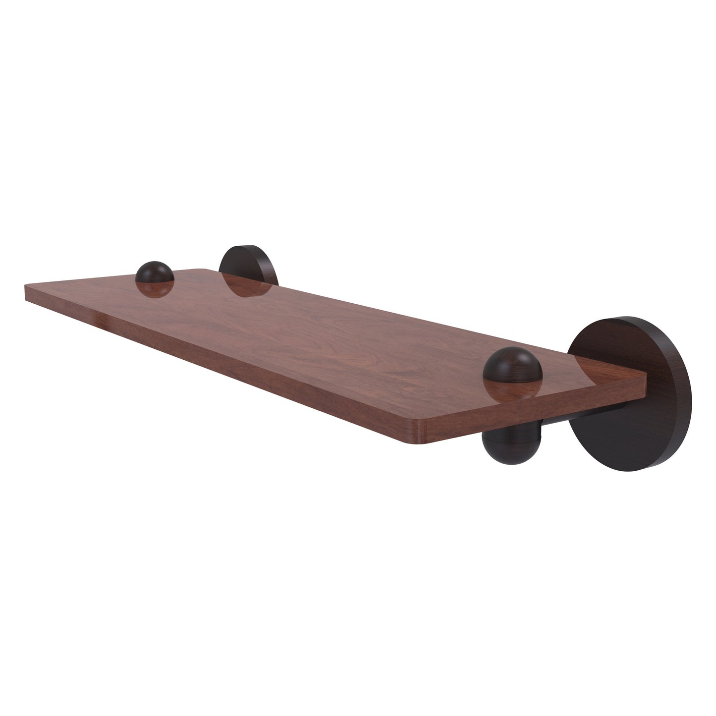 Allied Brass TA-1-16-IRW-VB Tango 16" Venetian Bronze Ironwood Shelf