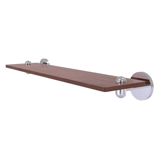 Allied Brass TA-1-22-IRW-PC Tango 22" Polished Chrome Ironwood Shelf