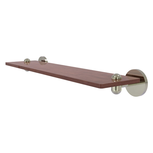 Allied Brass TA-1-22-IRW-PNI Tango 22" Polished Nickel Ironwood Shelf