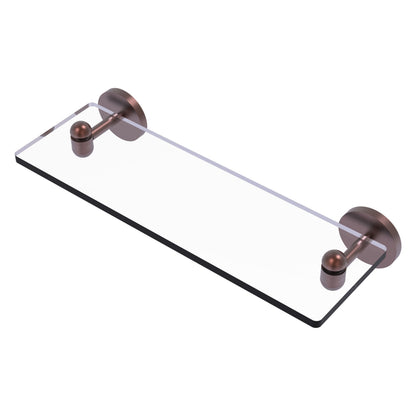 Allied Brass TA-1/16-CA Tango 16" Antique Copper Glass Shelf