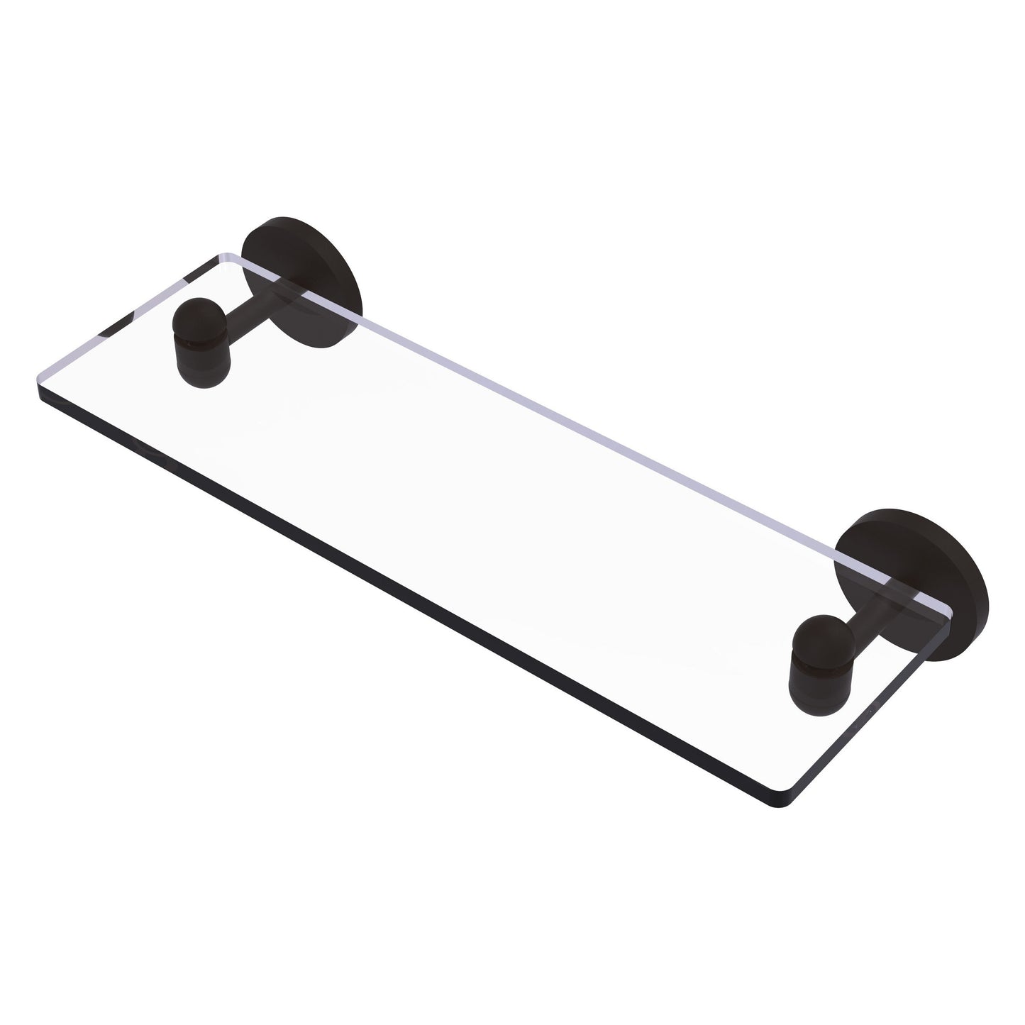 Allied Brass TA-1/16-ORB Tango 16" Oil Rubbed Bronze Glass Shelf