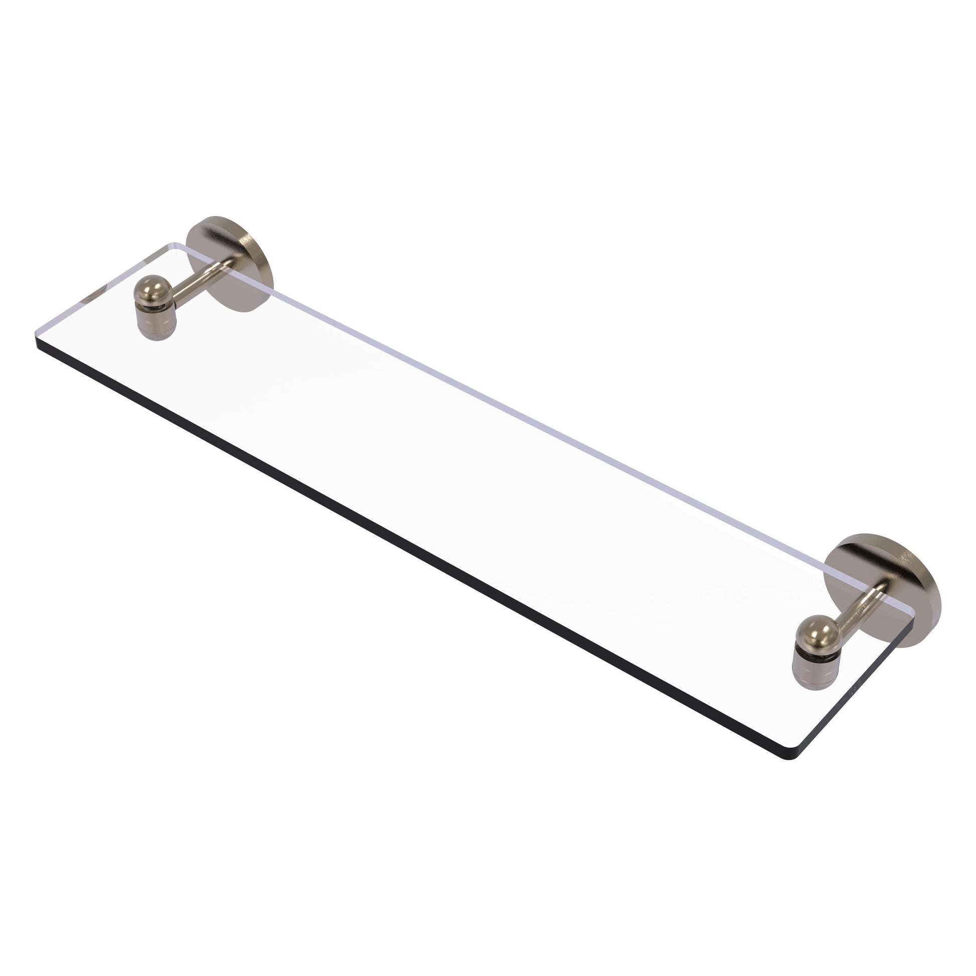 Allied Brass TA-1/22-PEW Tango 22" Antique Pewter Glass Shelf